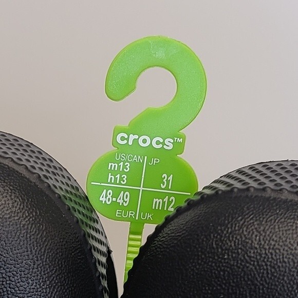 NWT Crocs Mens Black Baya Clog 13 - Picture 12 of 13